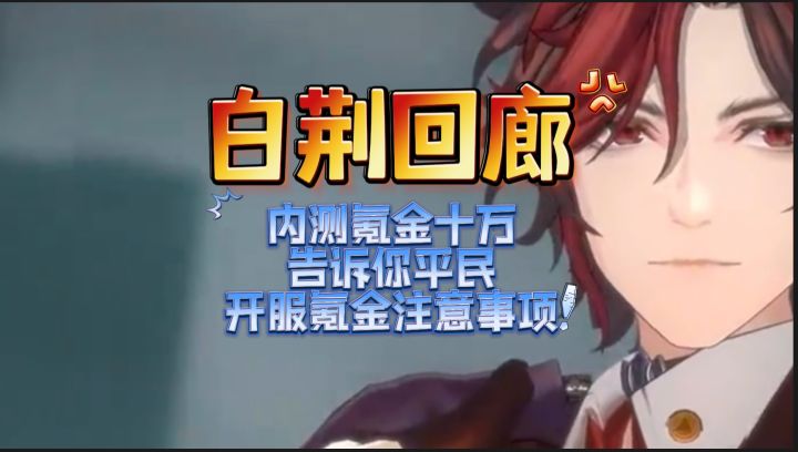《白荆回廊》内测氪金十万告诉你,平民公测怎么氪金不走弯路截图