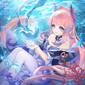 珊瑚宫心海生日快乐 | 一直想与你分享这个海底的「秘密基地」。