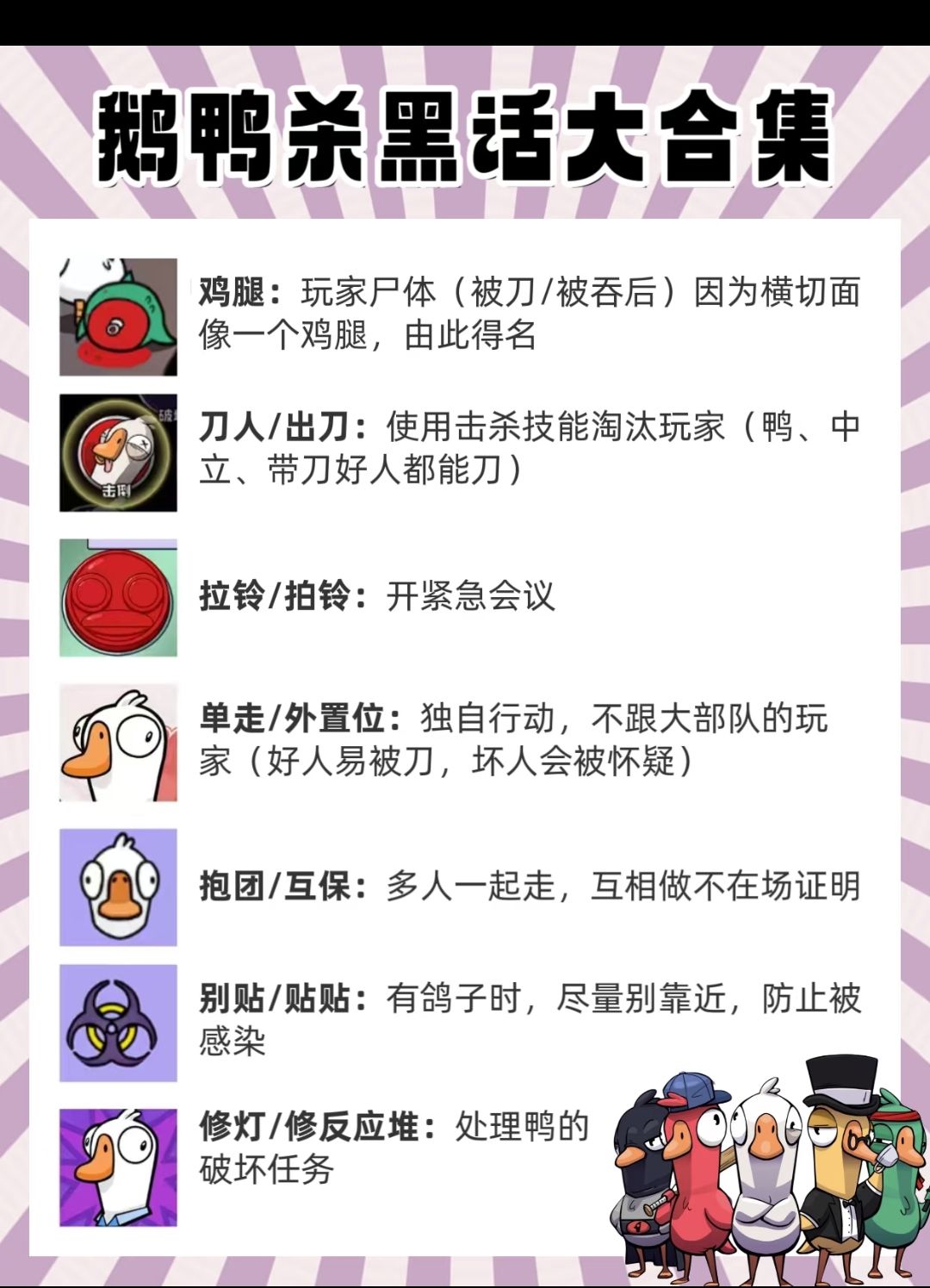 🆘别再说听不懂!鹅鸭杀「黑话急救包」来了 2