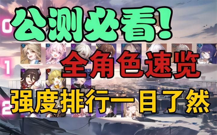 【崩坏:星穹铁道】公测必看!全角色速览!强度排行一目了然截图