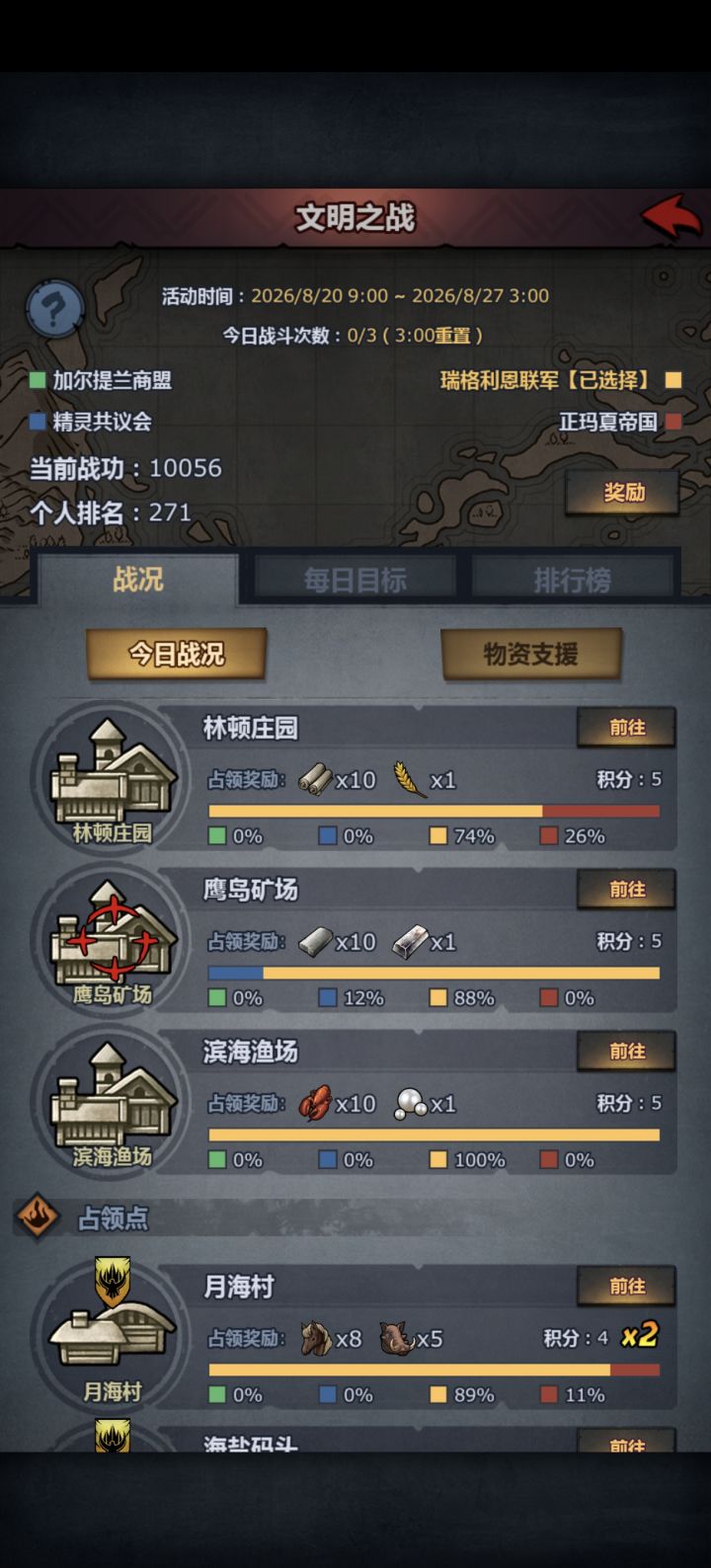 再次随机到瑞格，有点猛截图