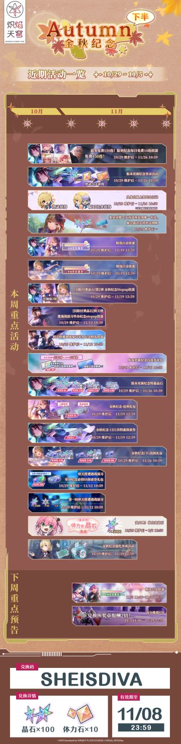 《炽焰天穹》近期活动一览