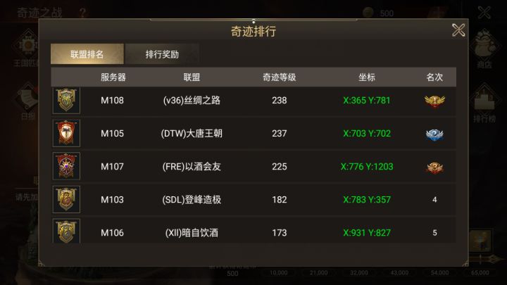 [奇迹之战专题]——G9服务器周战事记录④截图