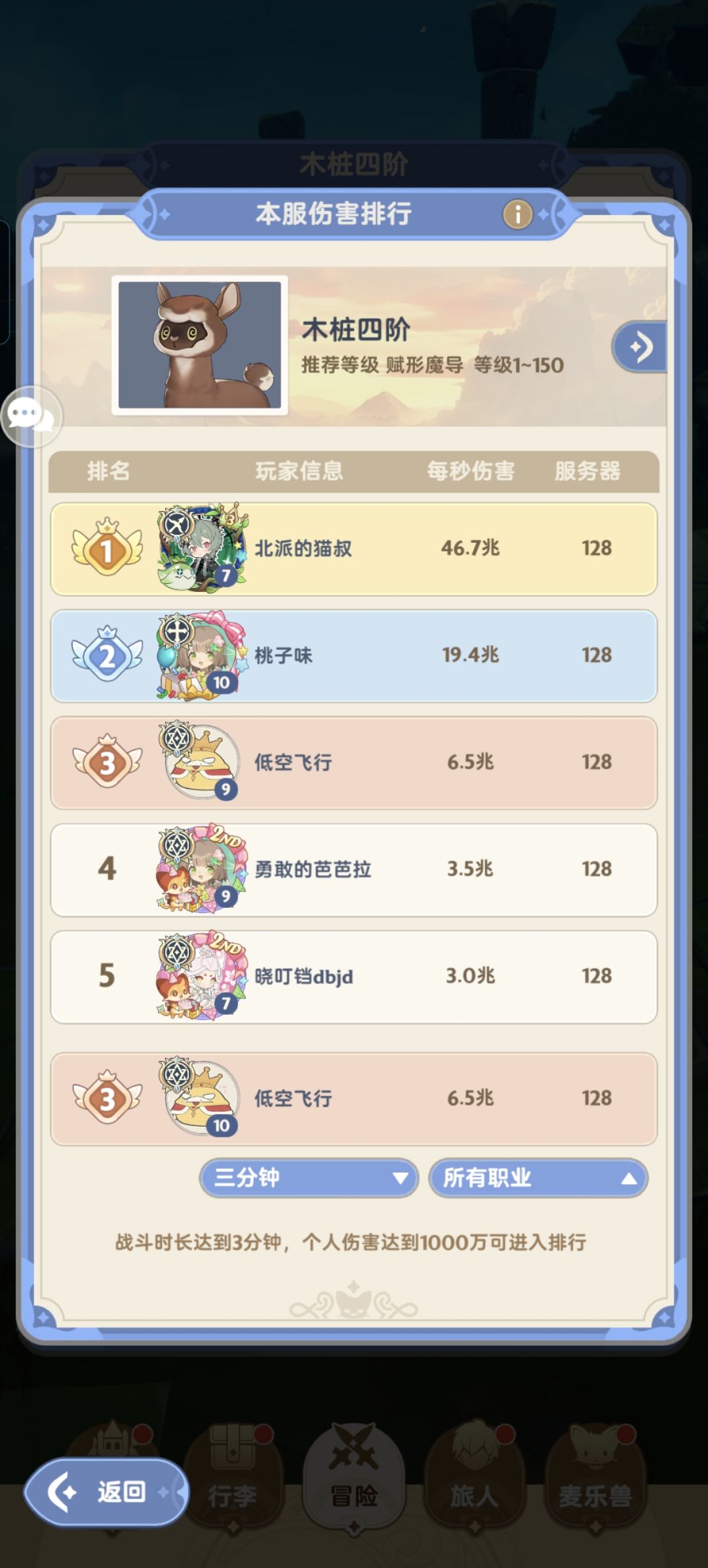 4转法师9级,木桩这个伤害是什么水平? 3
