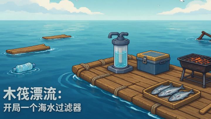 开局一个海水过滤器,我在废海上捡垃圾捡上头了截图