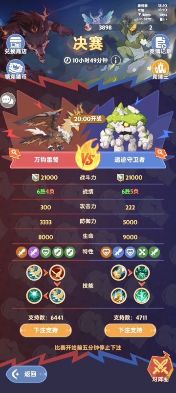 「魔物争霸#6」决赛-预测