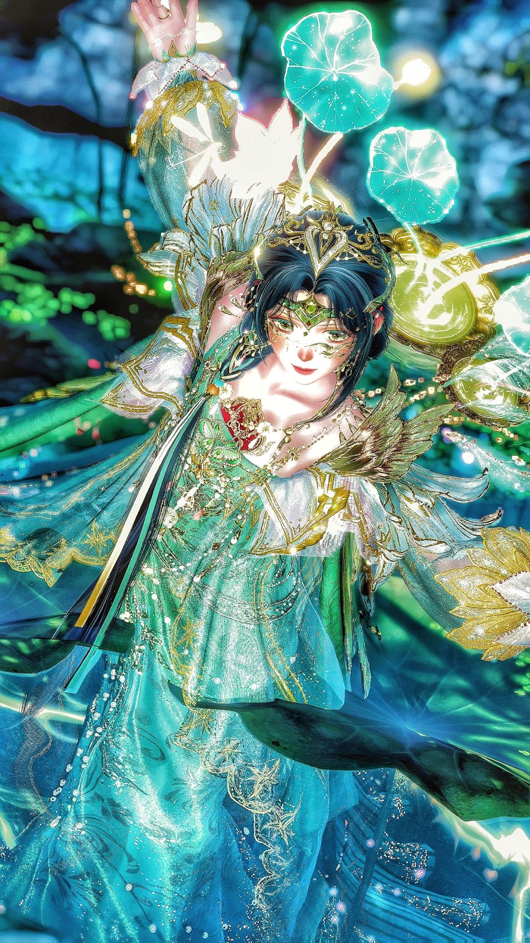 <水畔处·孔雀翎> 6