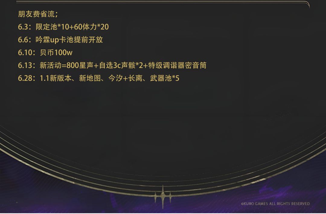 【鸣潮更新以及后续内容一览】 2