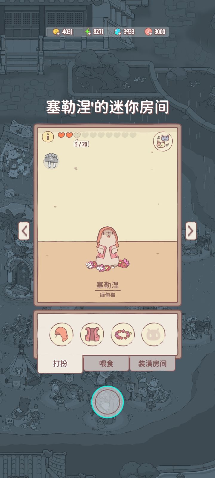 有人知道天文台换猫后,之前亲密度变吗截图