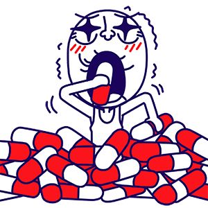 当你在地牢发现大量红胶囊一直-1血时截图