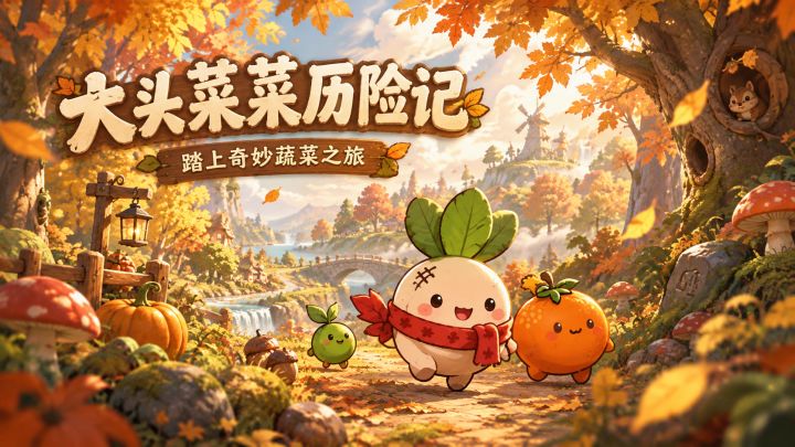 欠债大头菜勇闯奇幻世界!《大头菜菜历险记》爆笑冒险停不下来截图