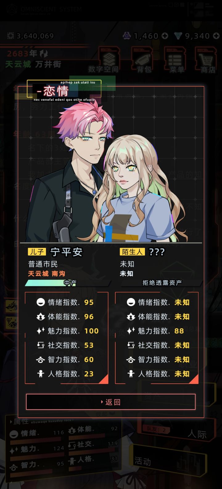 哇塞，儿子找到了个好漂亮的媳妇#未来人生截图