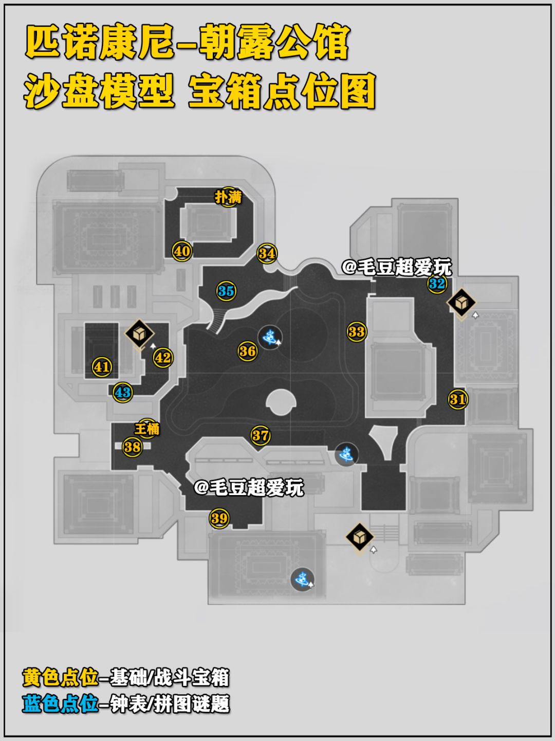【V2.1攻略】朝露公馆宝箱全收集-沙盘模型 2