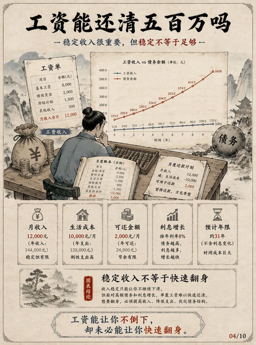 一觉醒来,背上了500万巨额债务如何翻盘? 5