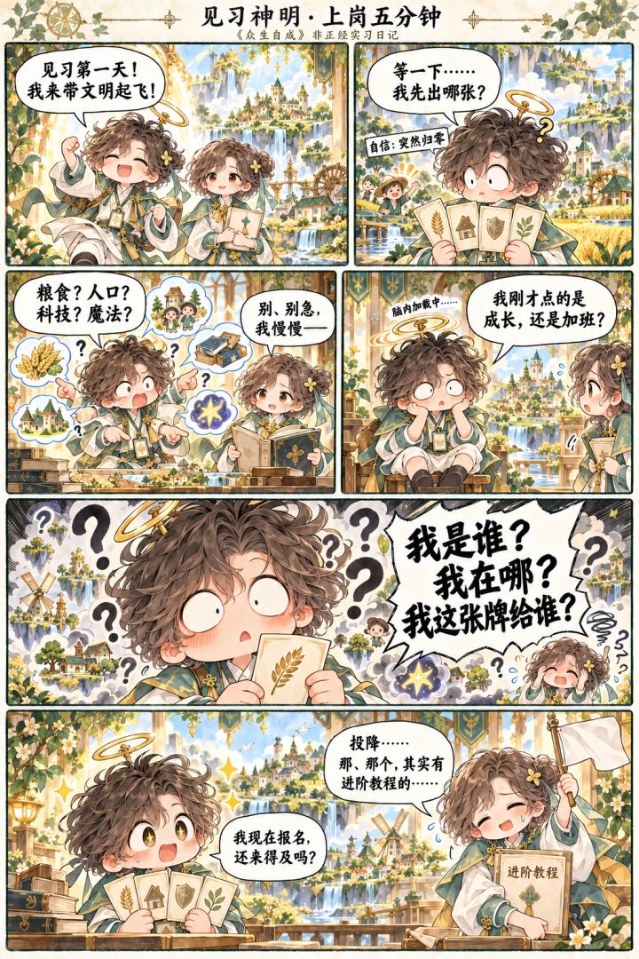 【众生自成小剧场】神明管理局 · 上岗五分钟截图