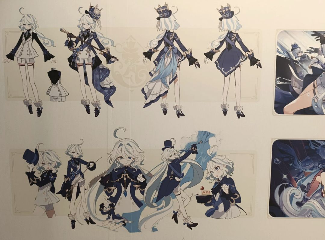 原神巴黎展角色原画一 2