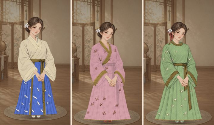 全身都能看到绣鞋了|披帛重画、一键成衣、颜色按色系排截图