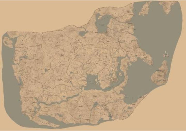 粉丝自制大镖客3的地图,把洛圣都塞进西部截图