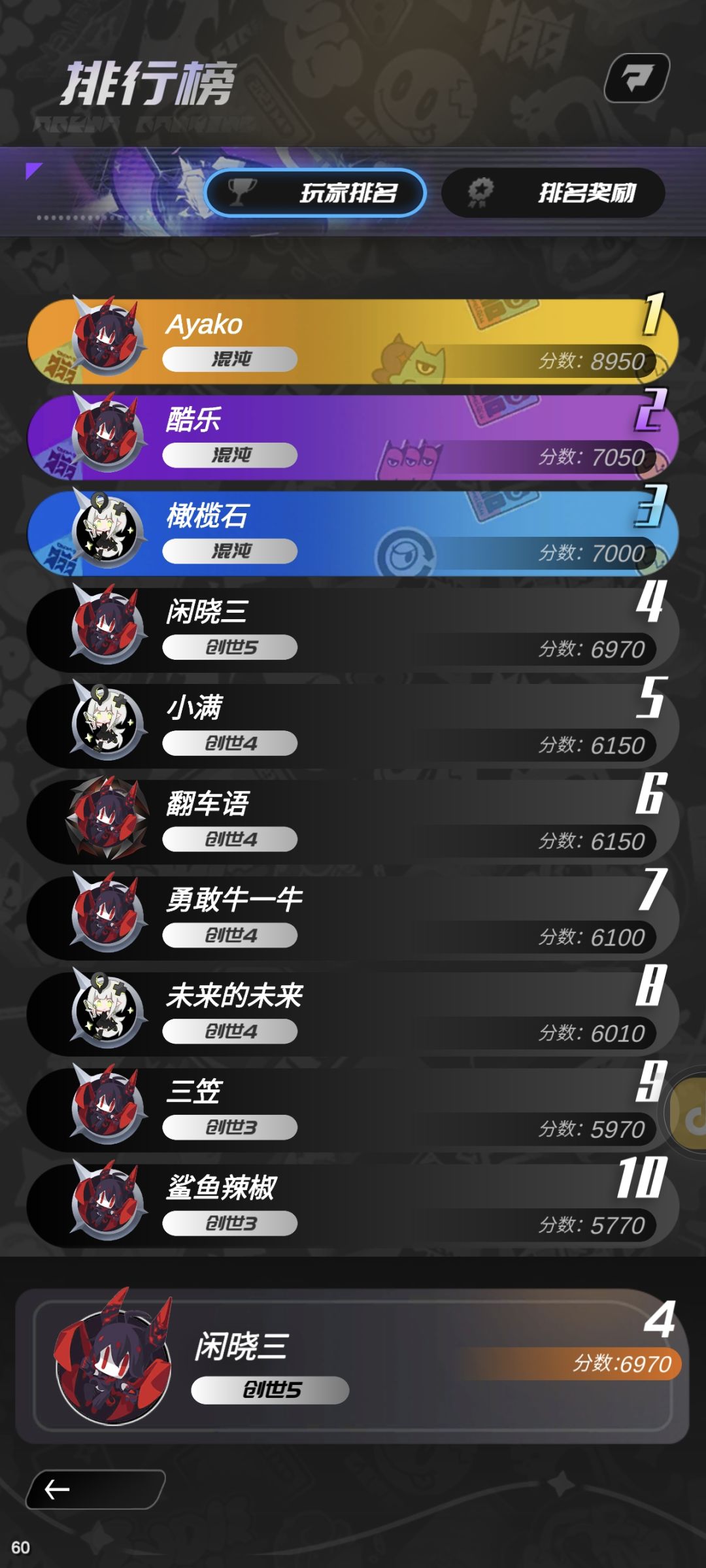 不信邪打了两次180无因错失混沌 1