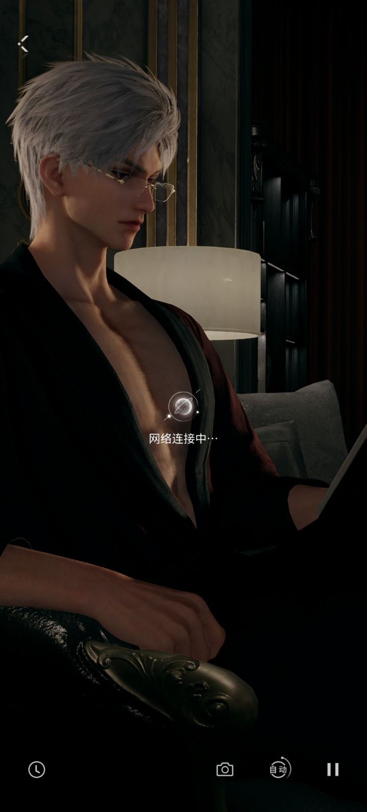 为什么一直网络连接中啊？截图