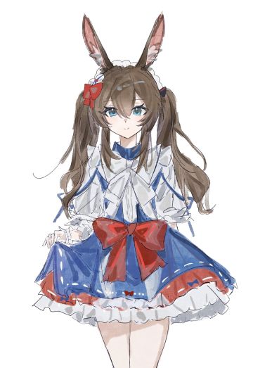 画了上好佳联动的兔兔