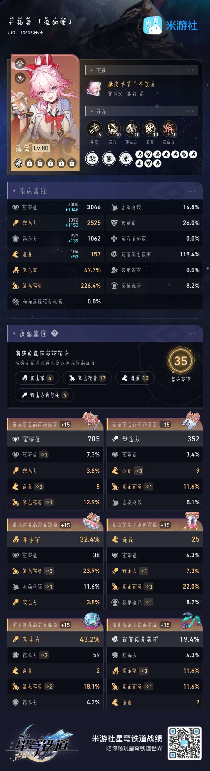 140抽1+1，角色花了110抽，武器池花了30抽截图