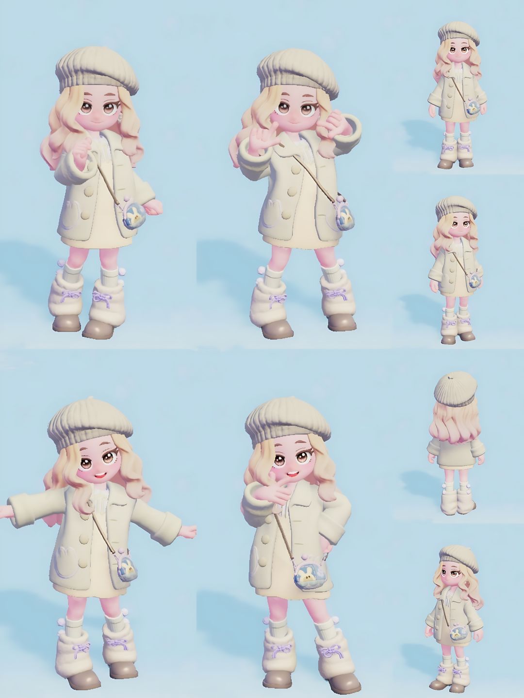 心动小镇|雪竹毛绒靴の四种穿搭👢 3