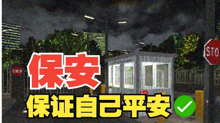 这家伙怎么回事?上来就撞我!保安模拟器截图