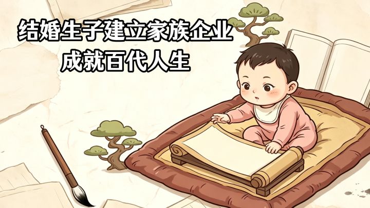 🔥海外名牌大学就读，结婚生子成立家族企业，体验百代人生。截图