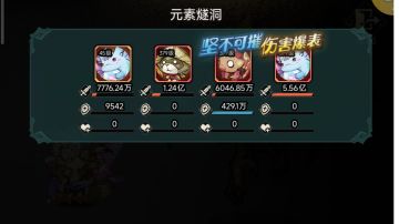 元素隧洞阵容推荐，