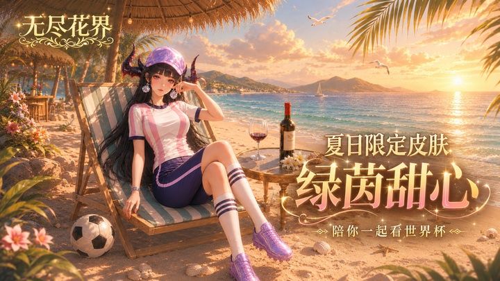 夏日庆典新皮肤｜哈迪斯・绿茵甜心登场截图