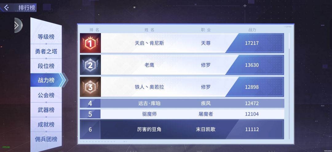 这个战力榜准确吗? 1
