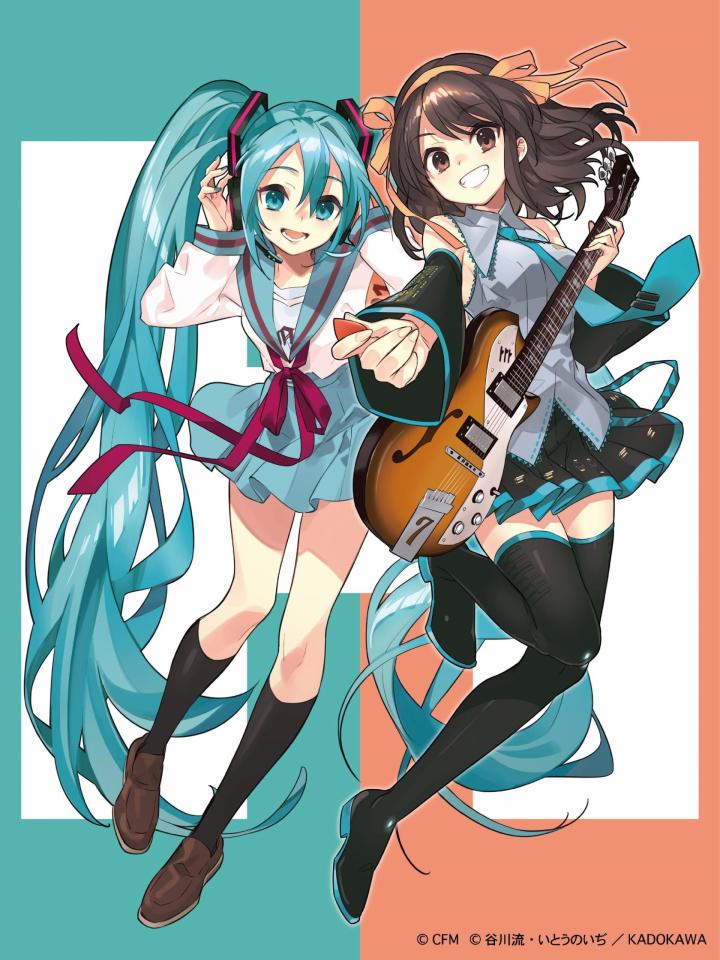初音未来确定联动凉宫春日！第一弹贺图公开截图