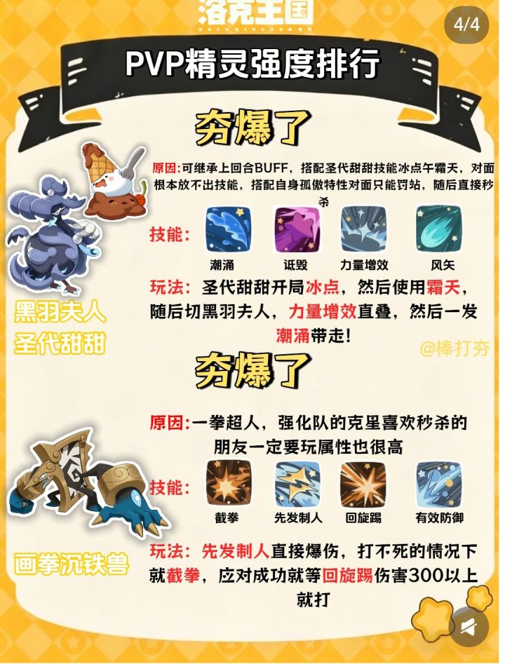 洛克王国：PVE强度天花板！这4只练完横着走截图
