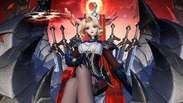 【皮肤展示】阎魔全新苍月之谣系列皮肤「赤荆归权」