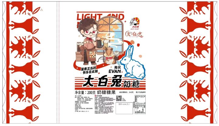 光与夜之恋联名大白兔奶糖截图