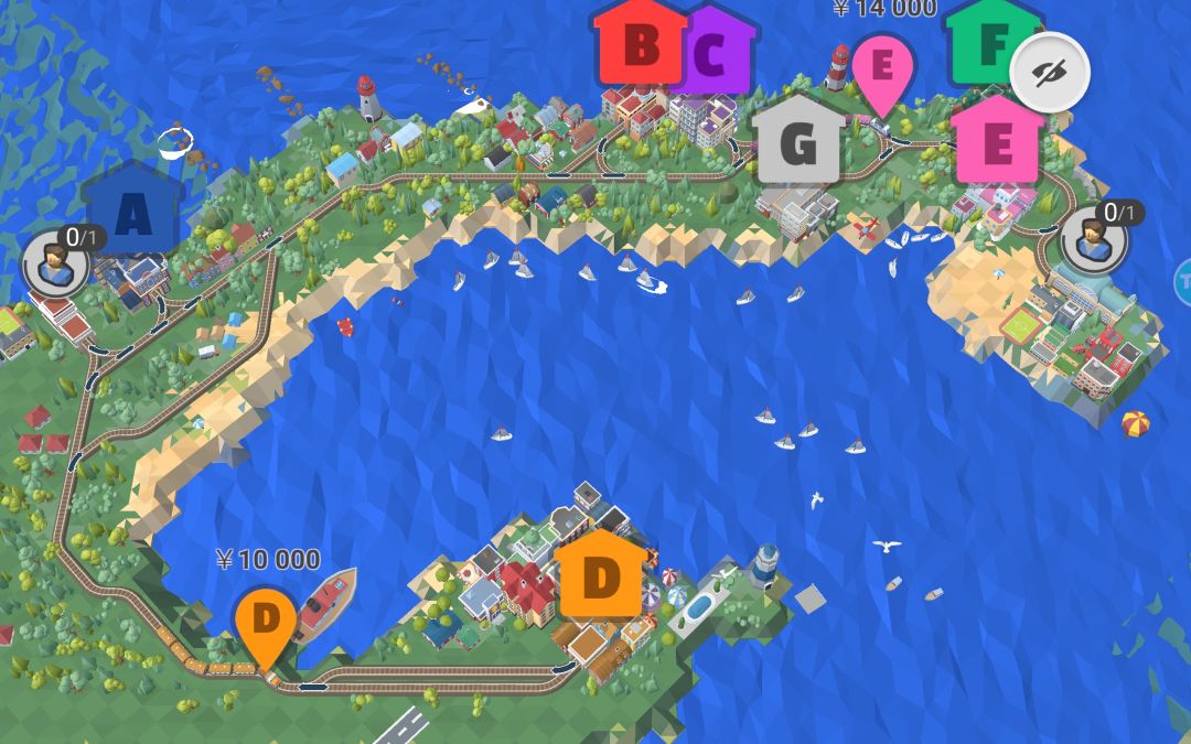DLC创意宝石:红第2-5关铁路线路图 2