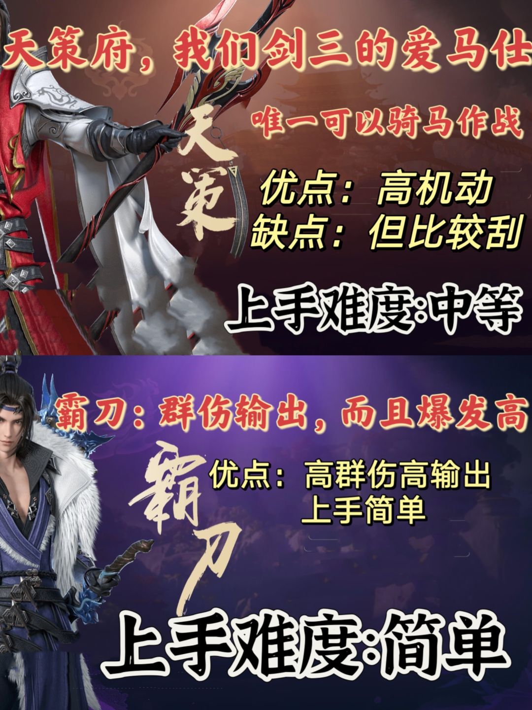 剑网三十七门派选择近战篇(避雷向) 3