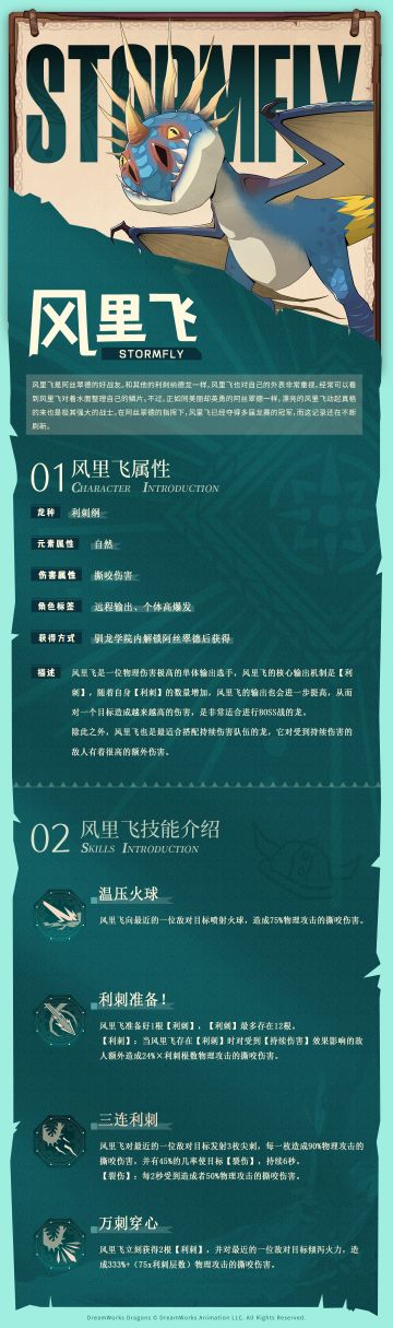 【龙之图鉴】风里飞介绍