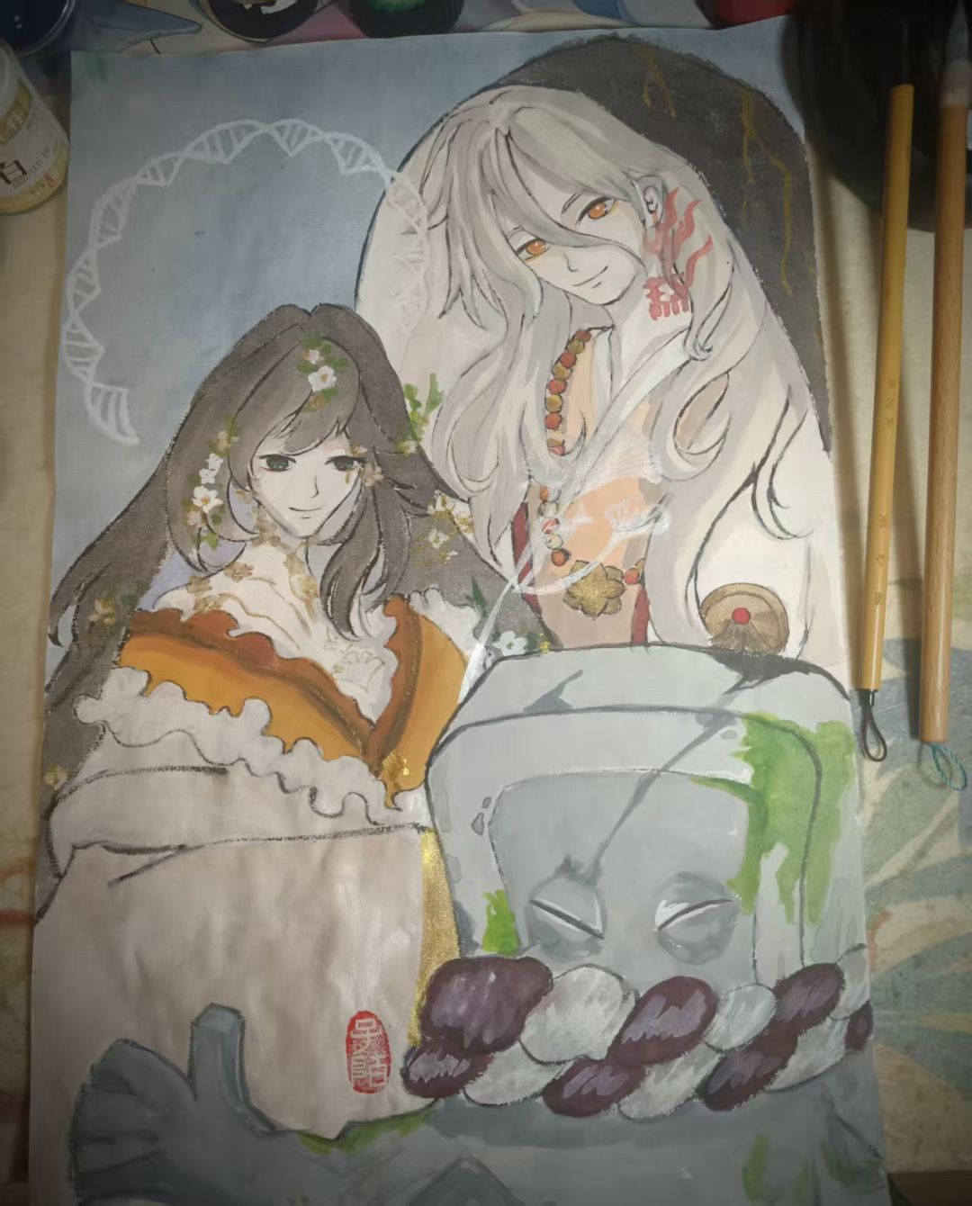 画了平安京三大石头系美人(bushi) 1