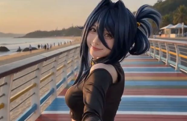 黑羽这样的女孩子来到三次元,做你媳妇如何 2