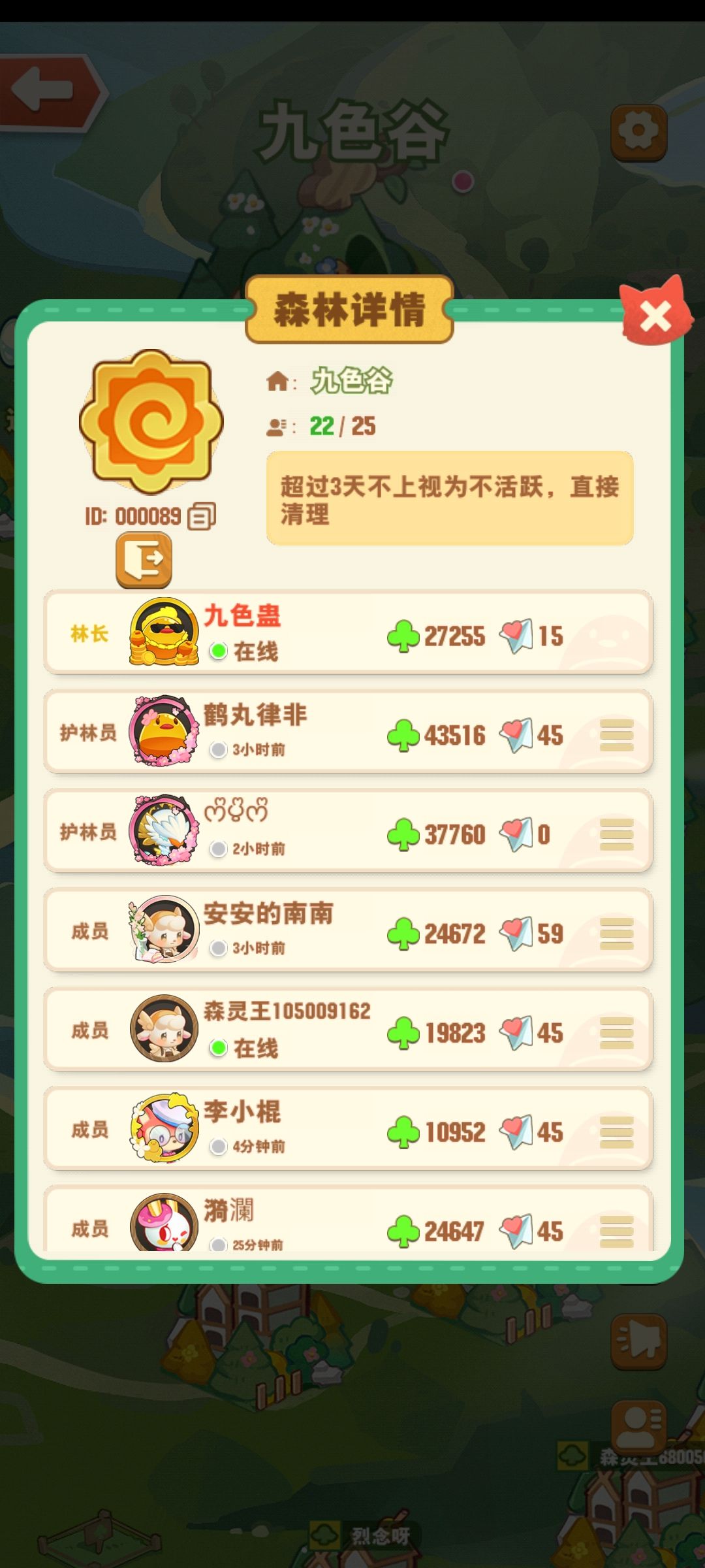 聚木已满,收活跃 1
