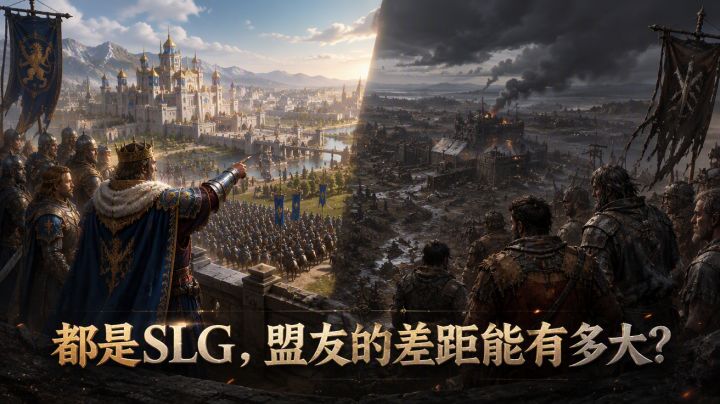 都是SLG，盟友的差距有多大截图