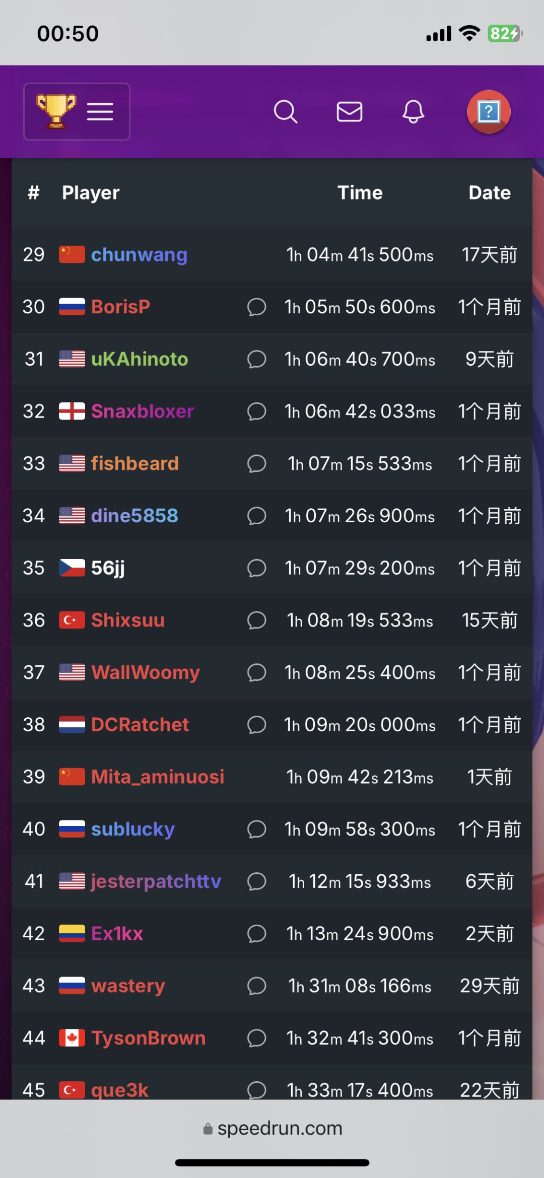 米塔速通本周榜(4.09) 3