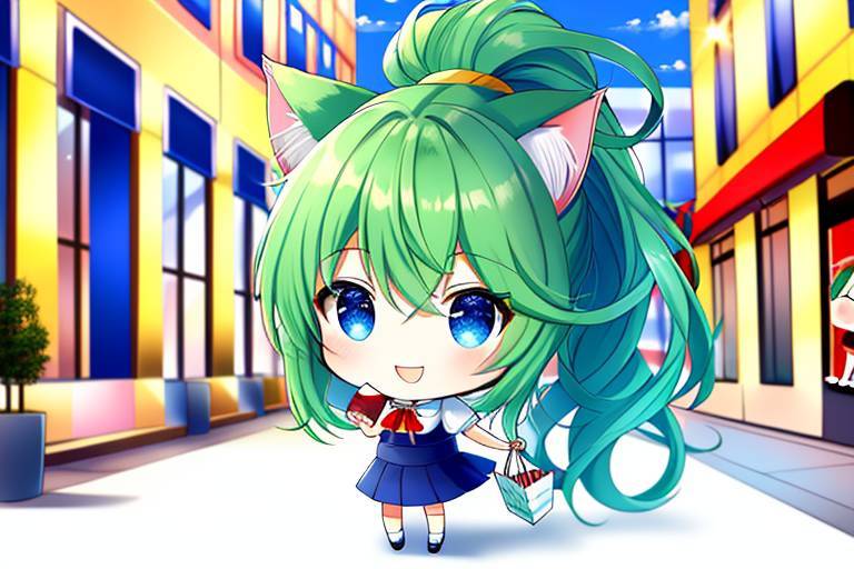 你有看见这个小绿猫吗 4