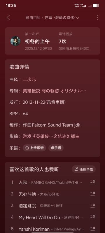 背景音乐听的有点上头