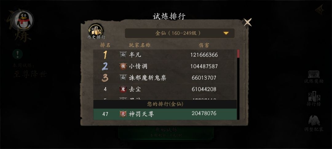 总伤害感觉挺低的又快掉下榜单了我真菜 1
