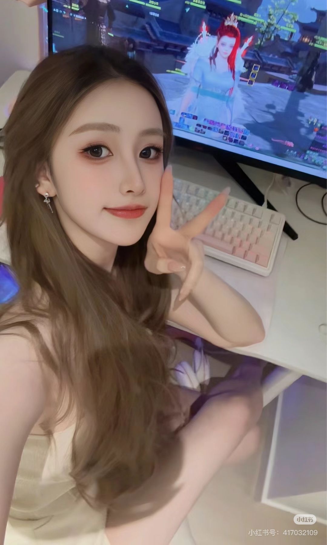 开心和女儿合影 2