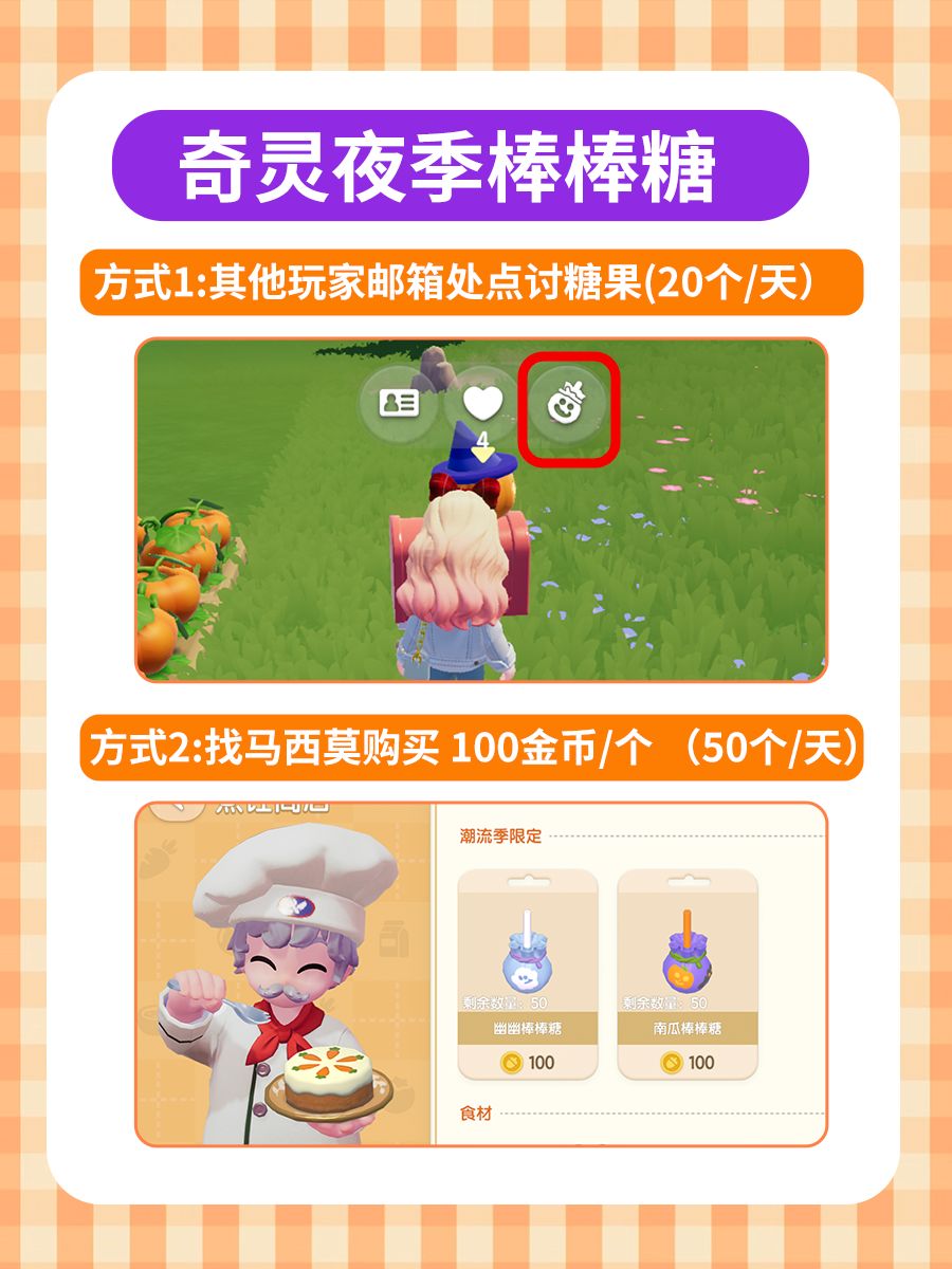 心动小镇奇灵夜季新菜谱配方+售价利润 3
