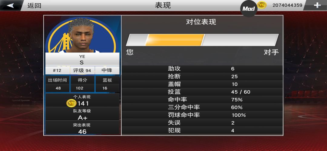 超强中锋得分手 1